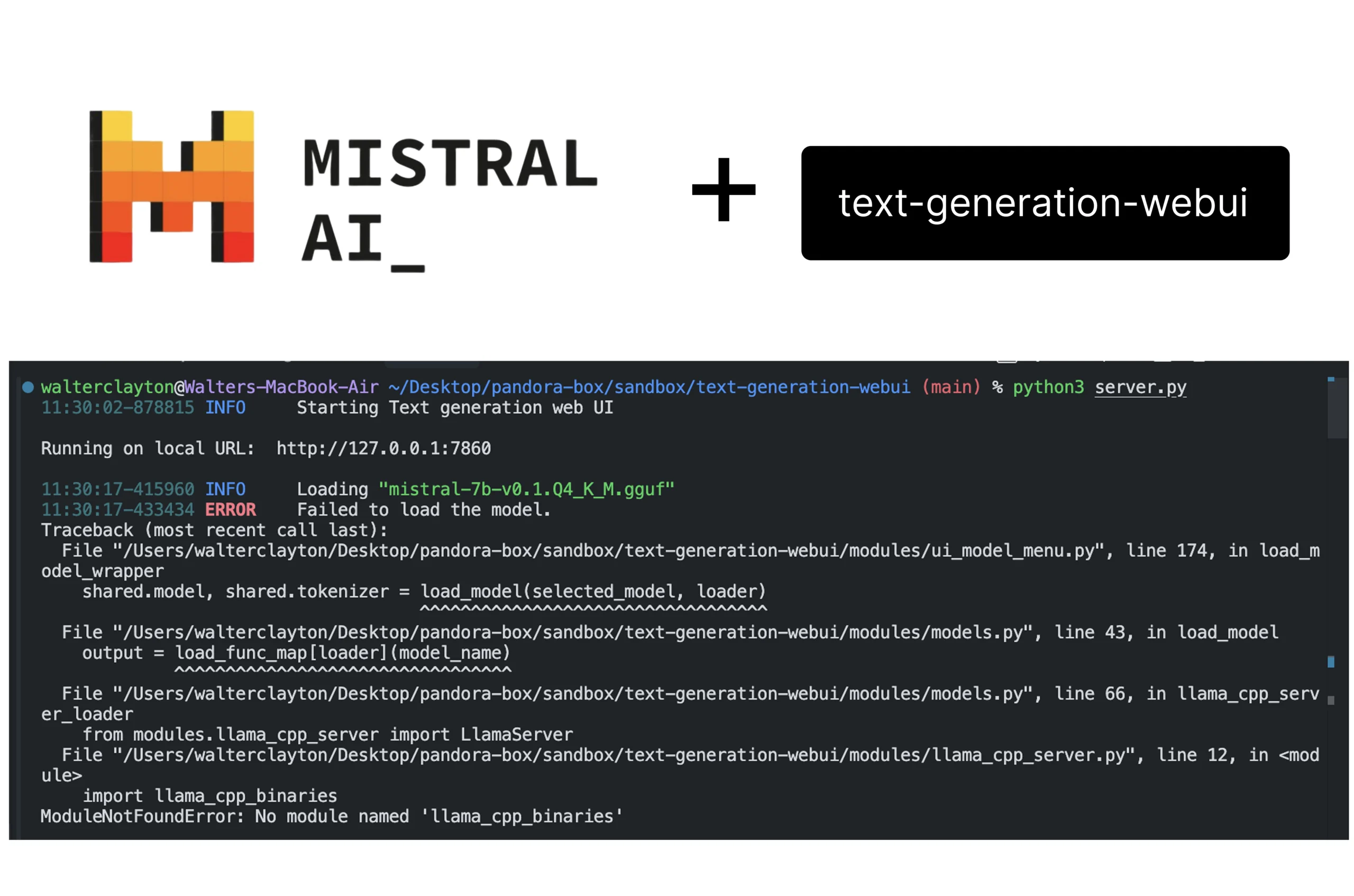 How I Fixed the “No module named ‘llama_cpp_binaries’” Error in text-generation-webui on macOS (Apple Silicon)