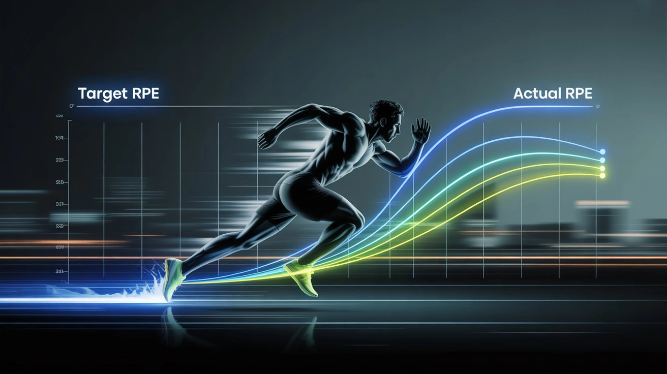 Afitpilot RPE Tracking: Target vs. Actual Performance