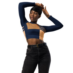 Afitpilot - Recycled long-sleeve crop top