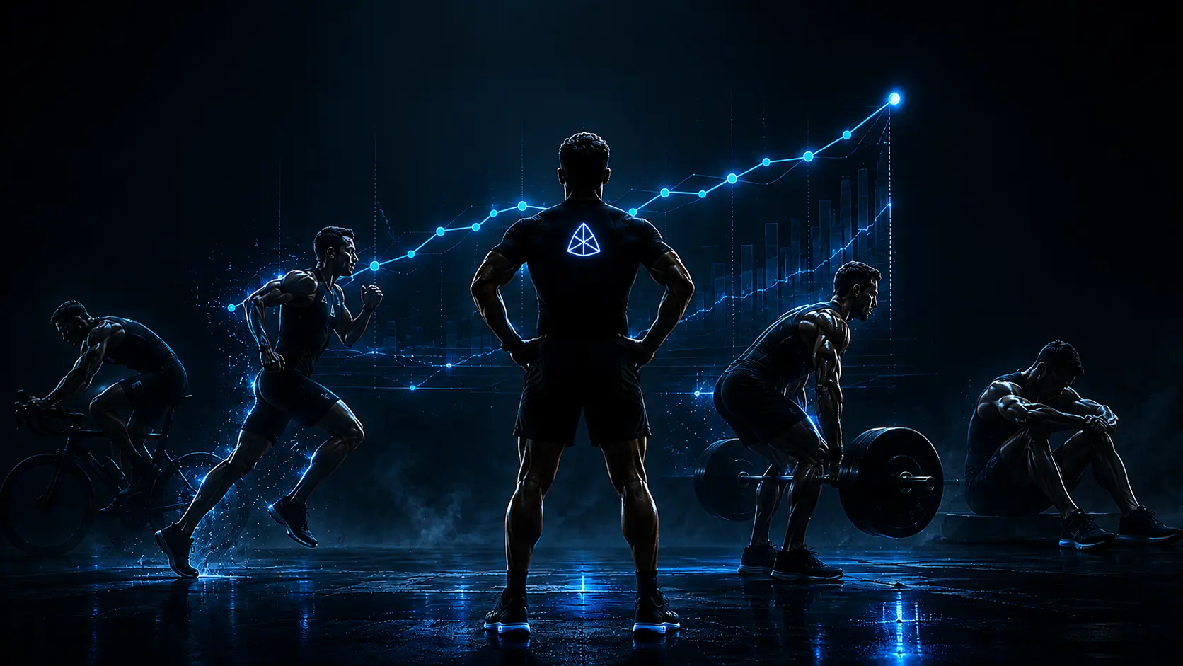 Coach analyzing 12-week athlete training data and RPE trends on a dashboard